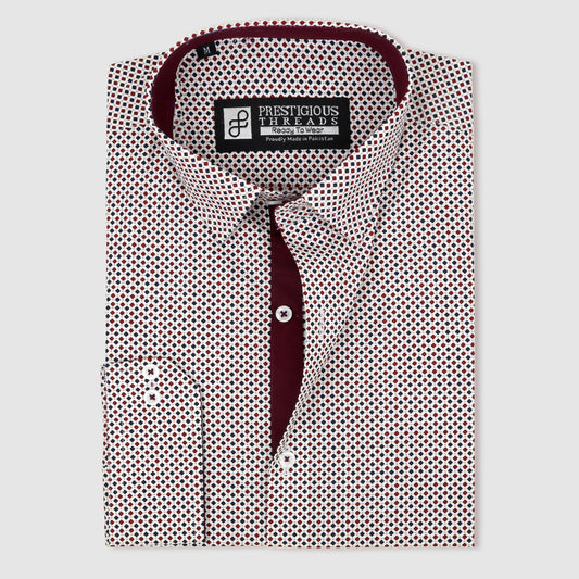 Printed Diamond Pattern