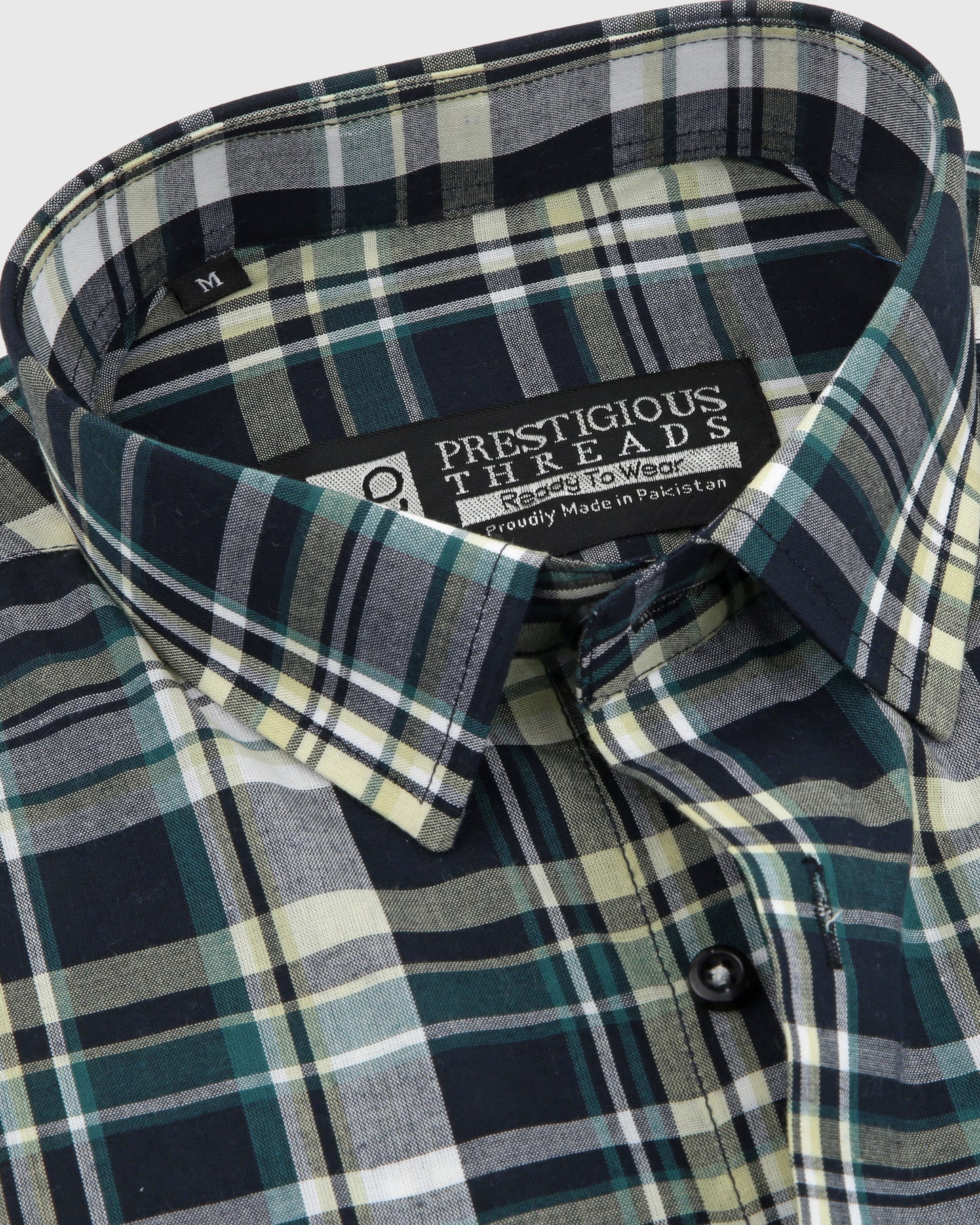 Green Multi Color Checks