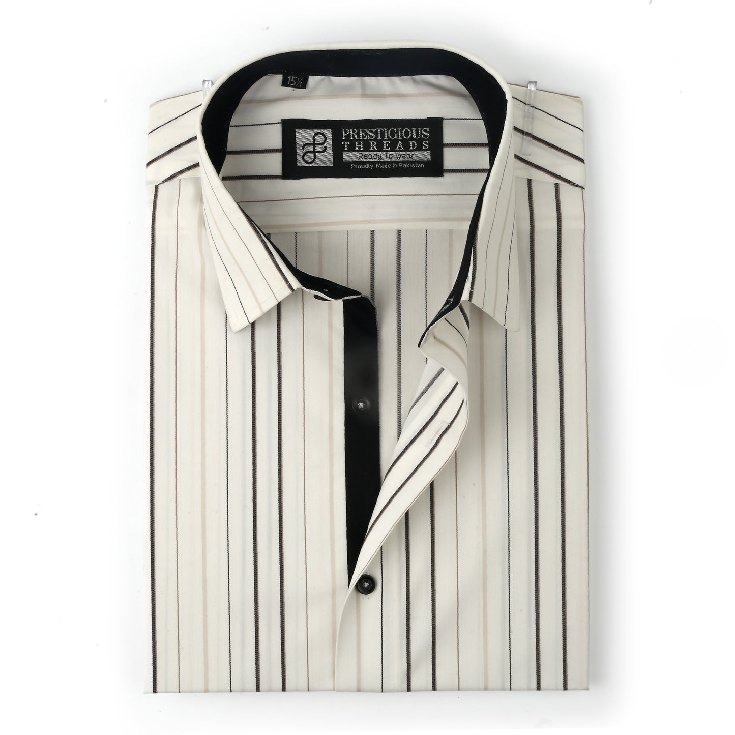 White & Brown Stripes