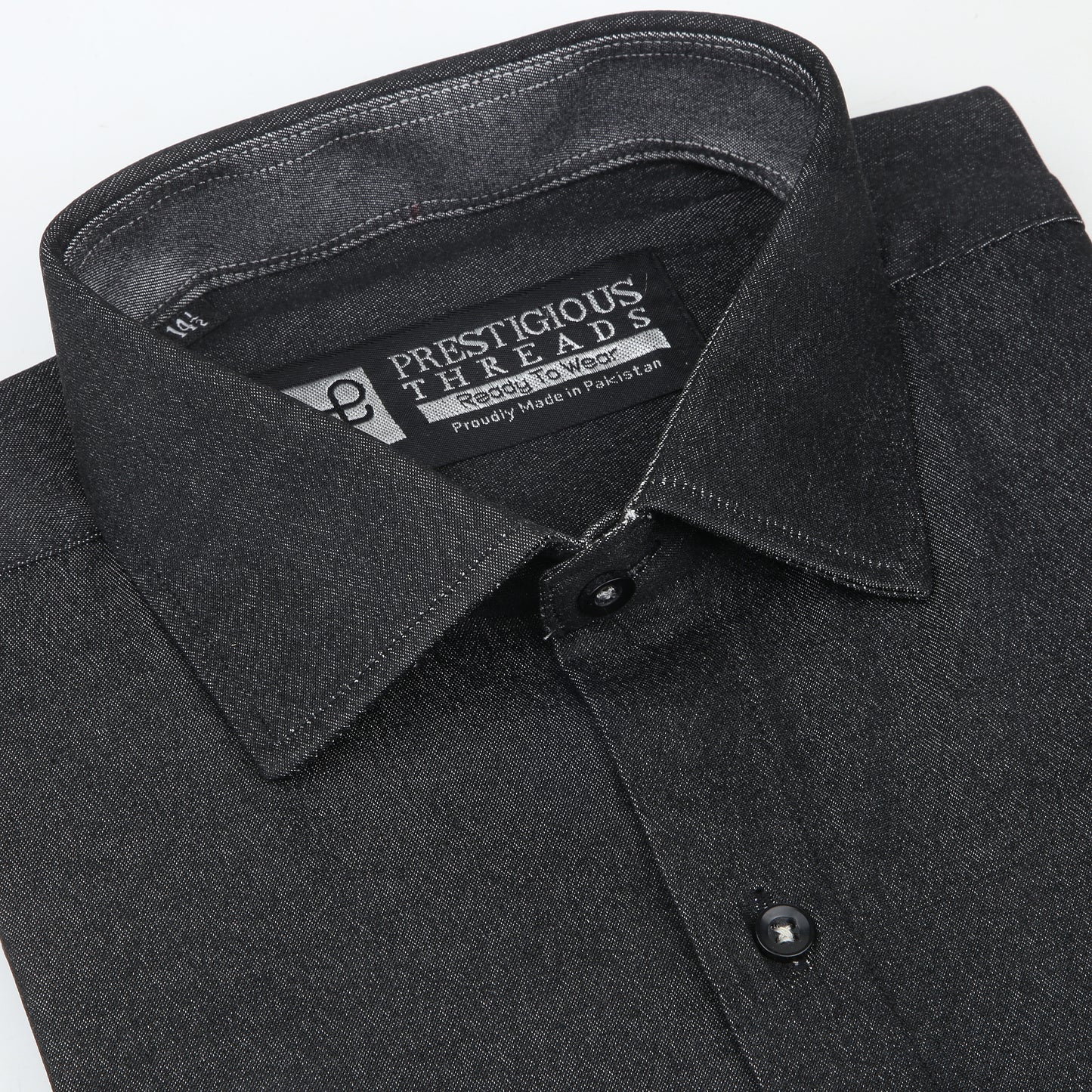 Charcoal Denim in Mercerized Finish