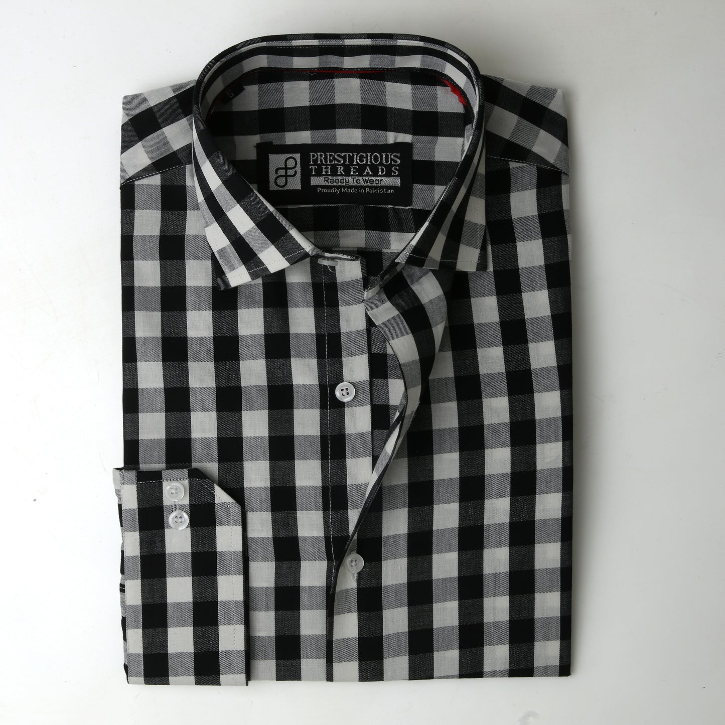 Black & White Gingham Checks