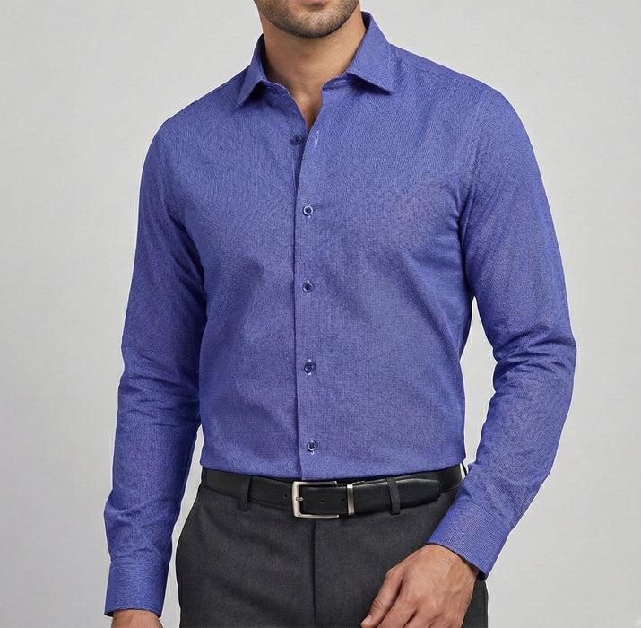 Blue In Italian Cotton