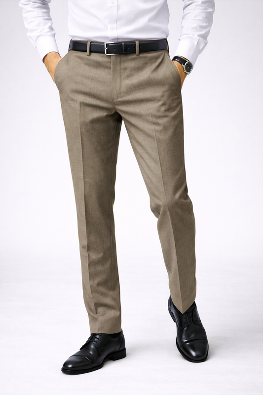Dark Beige Dress Pant