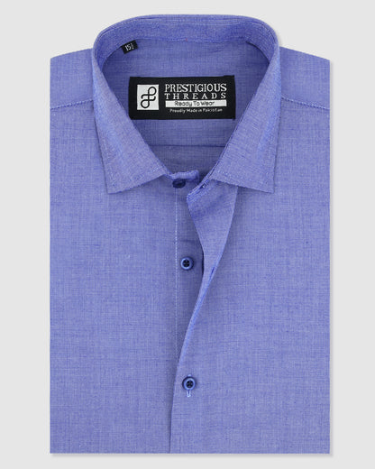 Light Blue In Italian Cotton