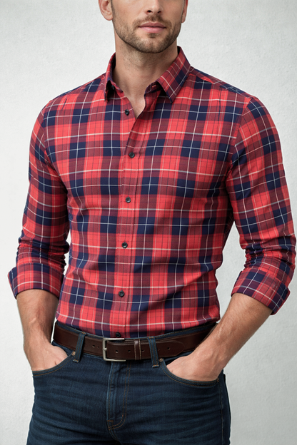 Red Plaid Checks