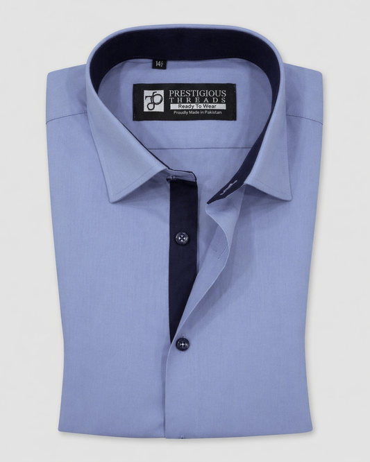 Mini Twill Fabric In Sky Blue