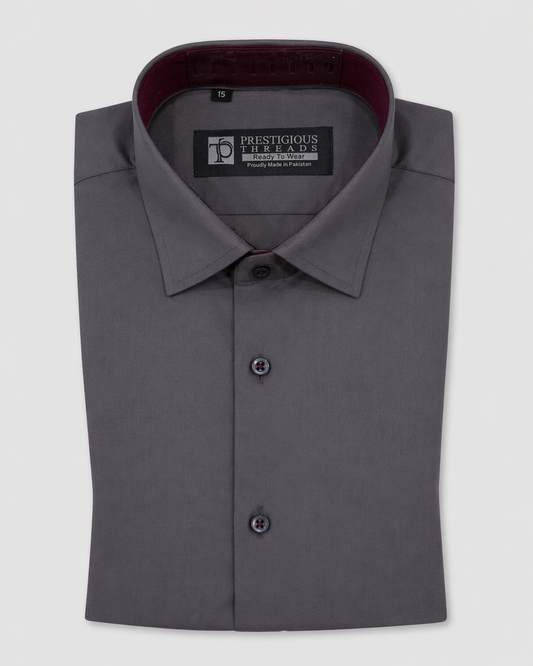 Metallic Grey In Semi Formal