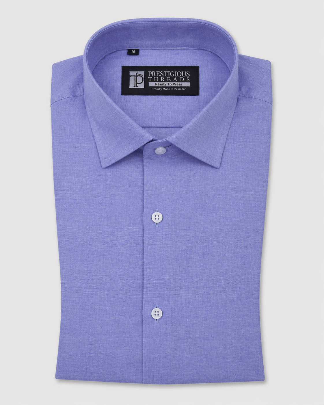 Sky Blue In Chambray Cotton