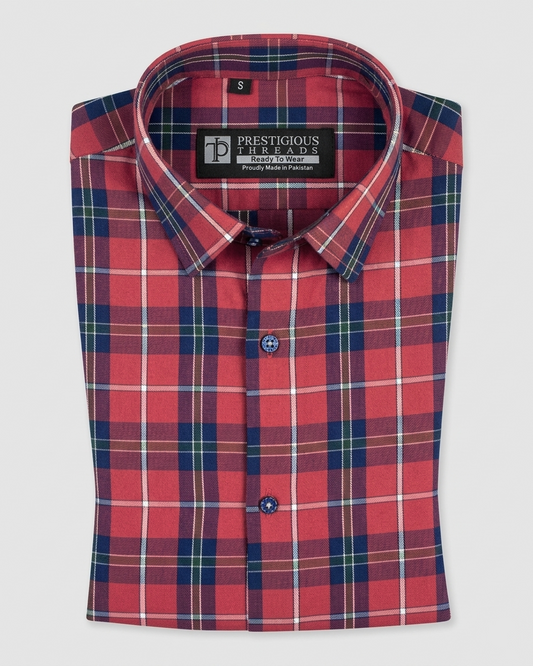 Red Plaid Checks