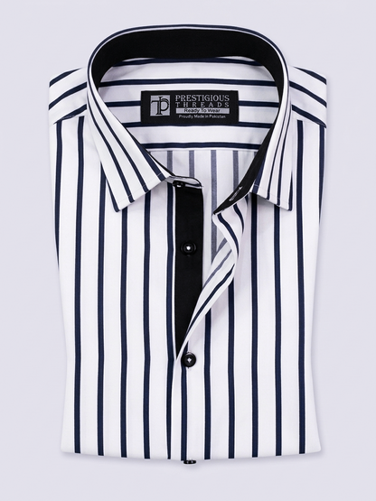 White & Black Stripes