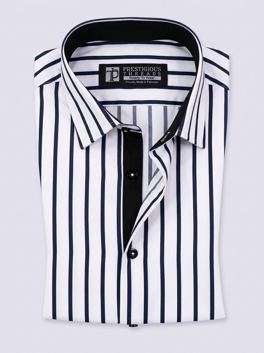 White & Black Stripes