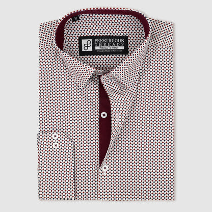 Printed Diamond Pattern