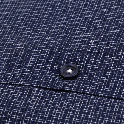 Blue & White Micro Checks