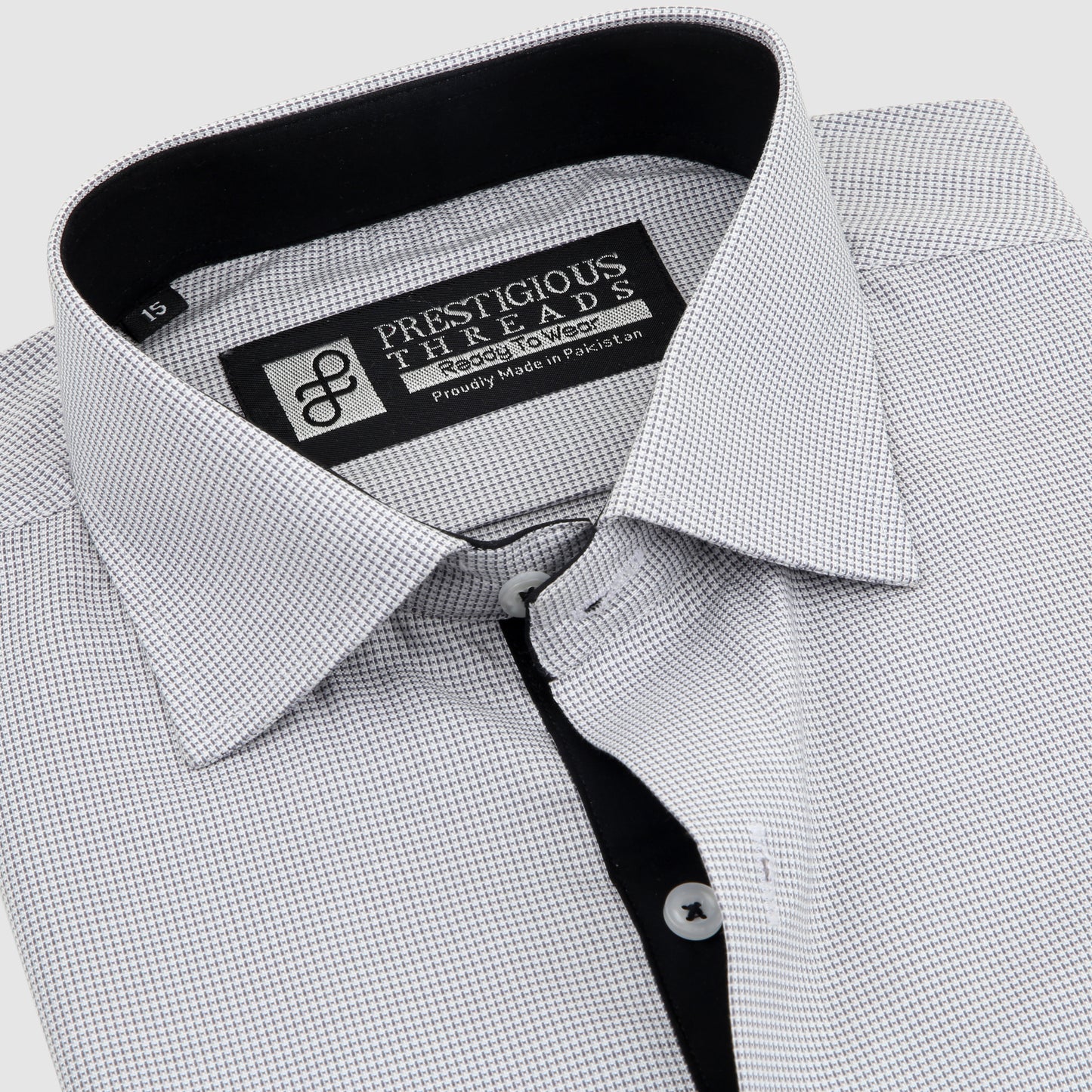 White & Grey Textured