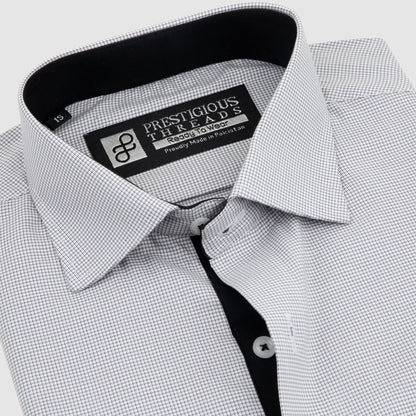 White & Grey Textured