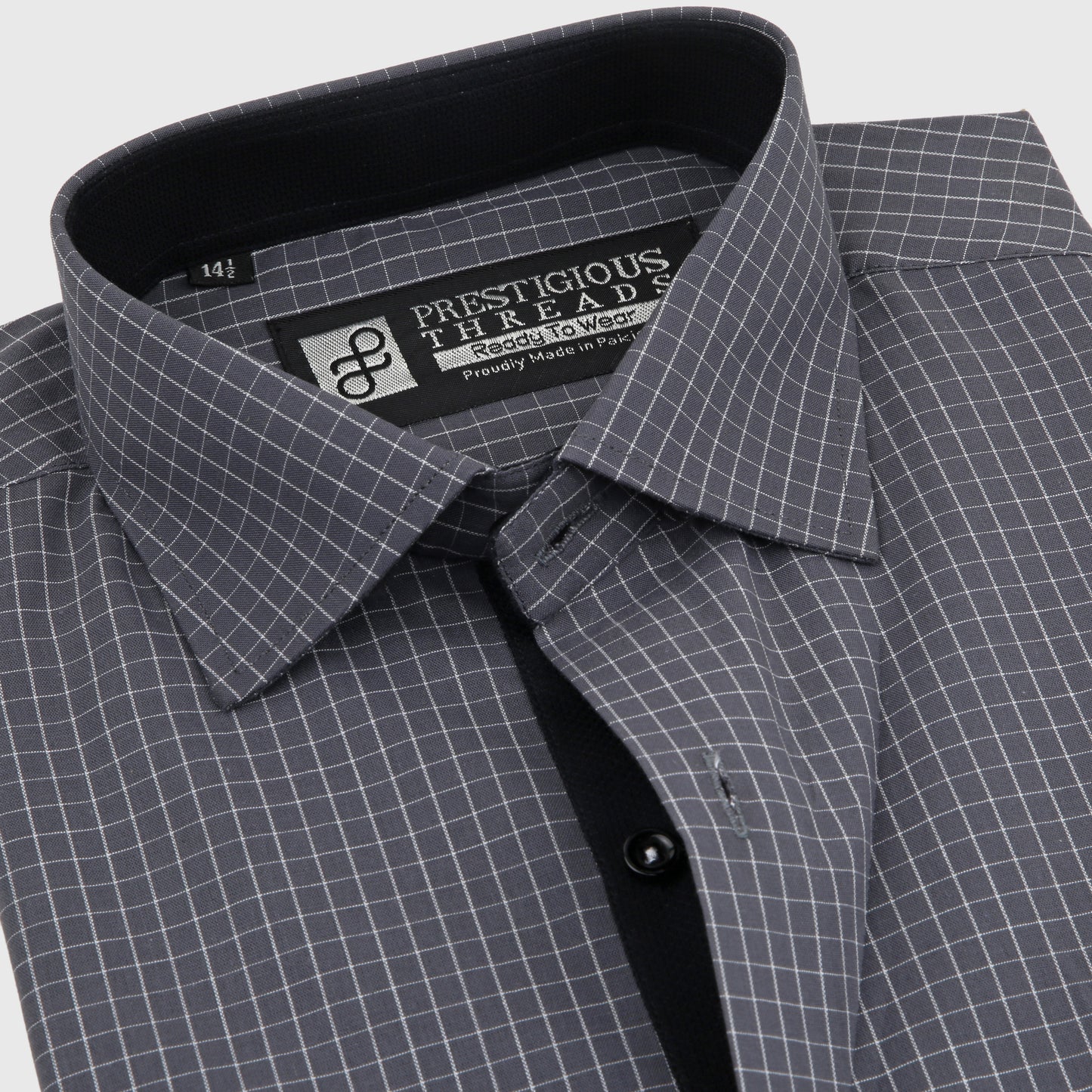 Grey & White Grid Checks