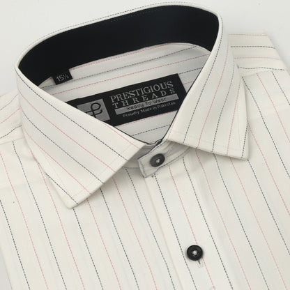 Off White Multi Stripes