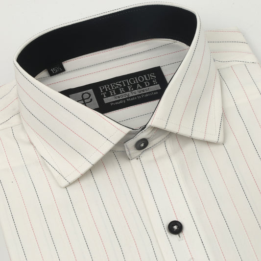 Off White Multi Stripes