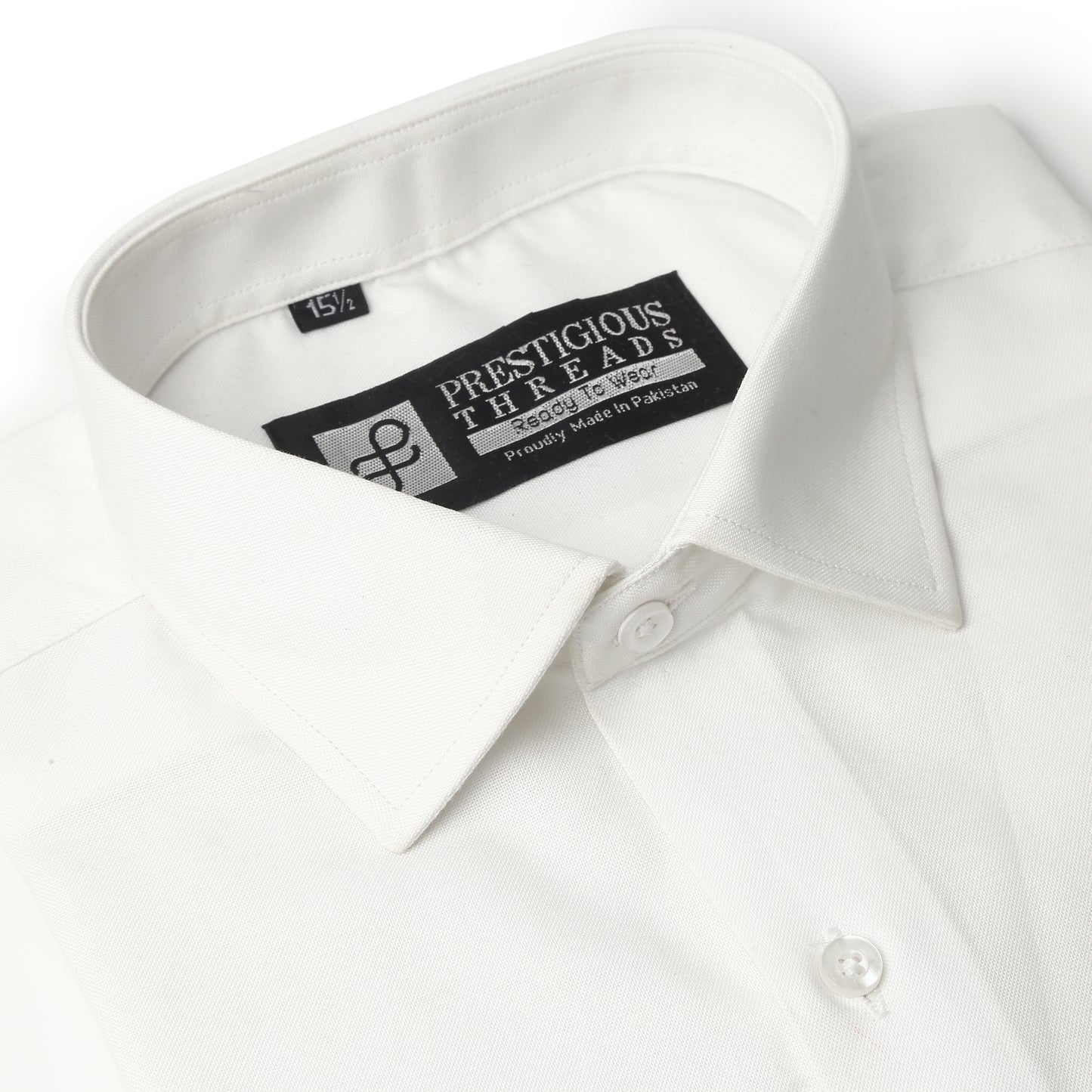 White Shirt Pinpoint Cotton