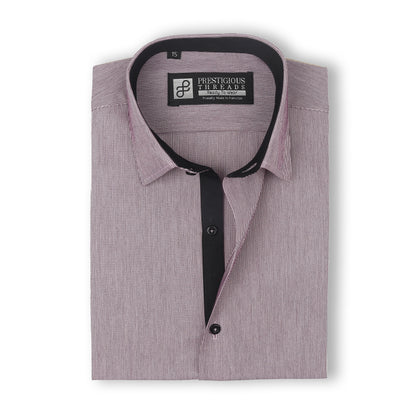 Maroon Textured in Rich Cotton