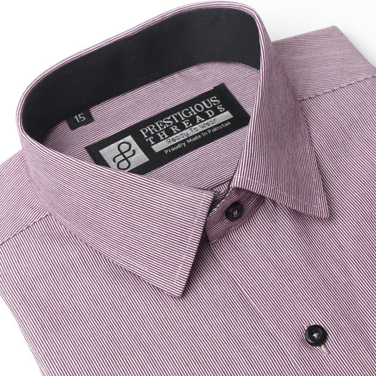 Maroon Textured in Rich Cotton