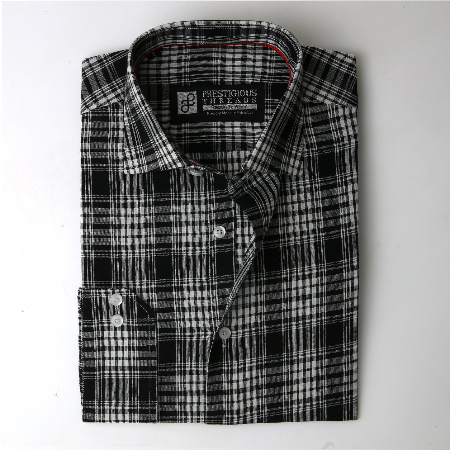 Black & White Plaid Checks