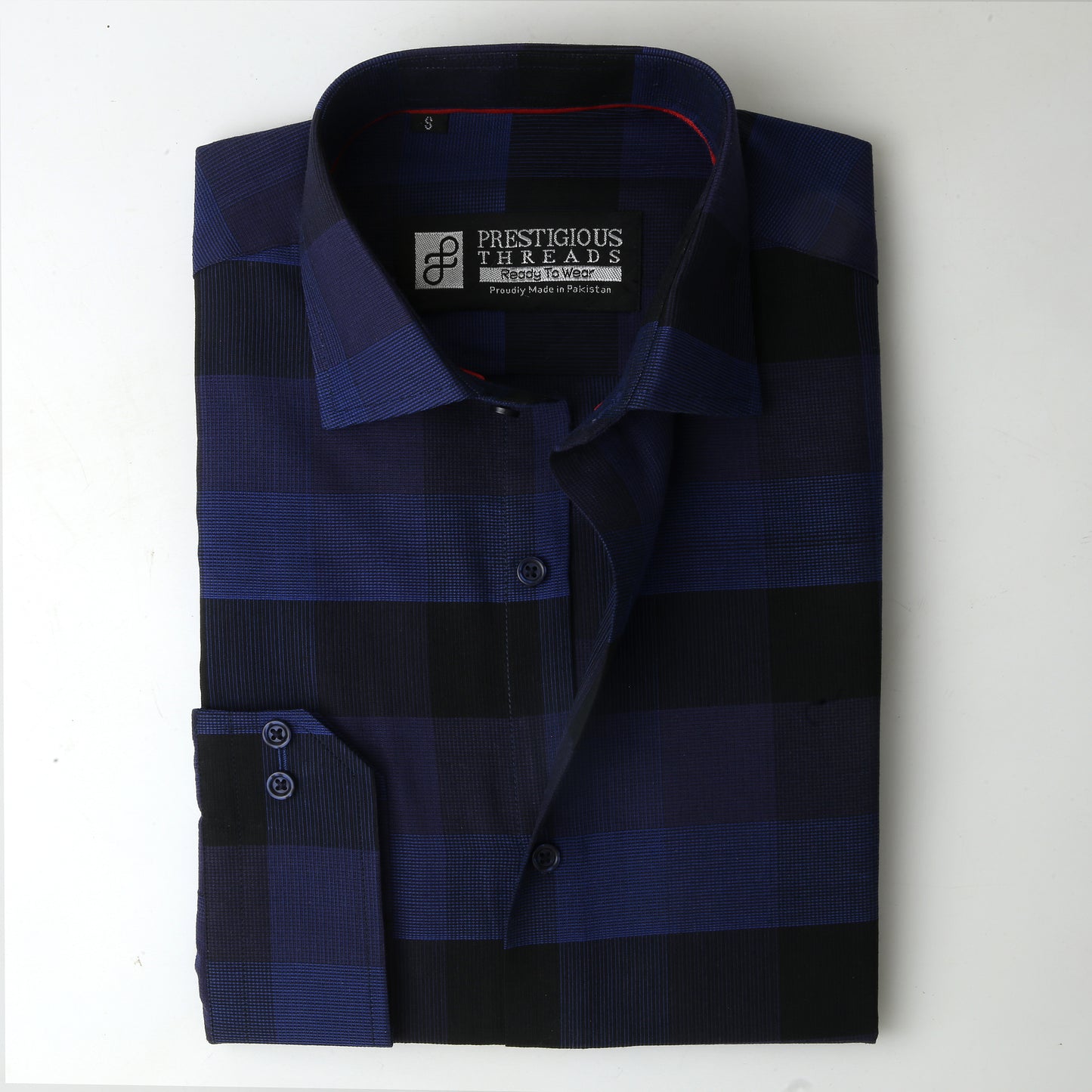 Blue Windowpane Checks