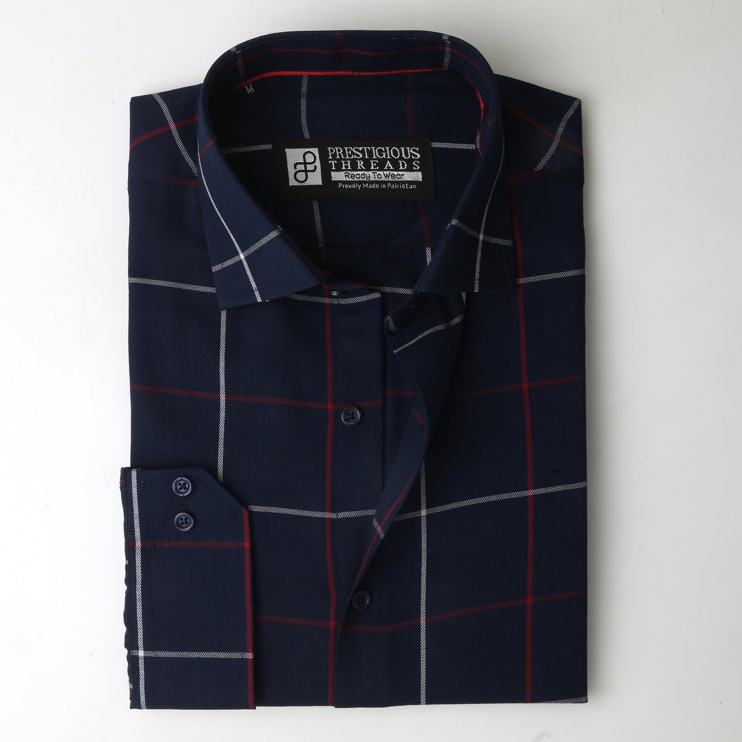 Classic Navy Blue Checks