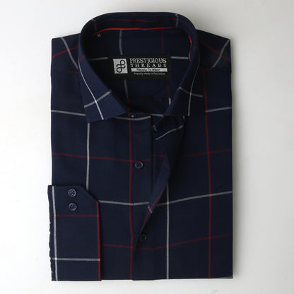 Classic Navy Blue Checks