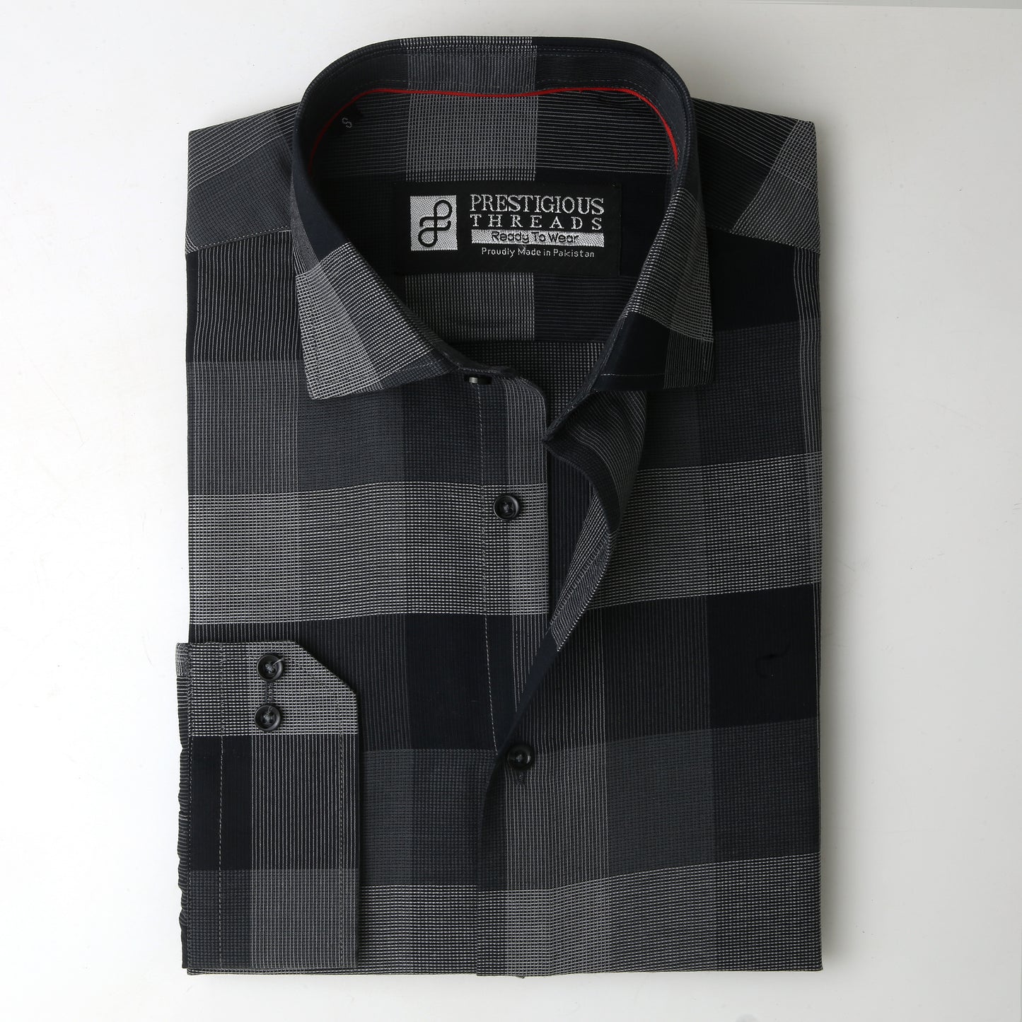 Grey Windowpane Checks