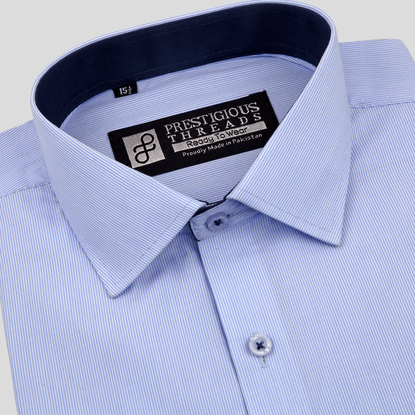 Light Blue In Pinstripes