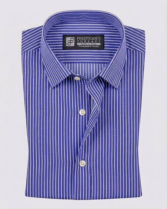 Blue & White Stripes