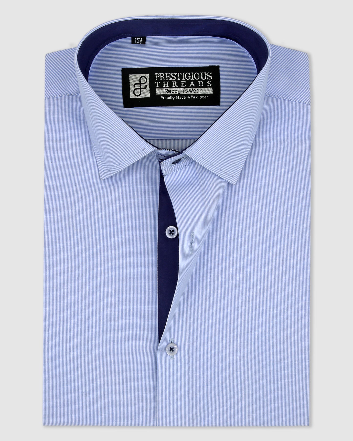 Light Blue In Pinstripes